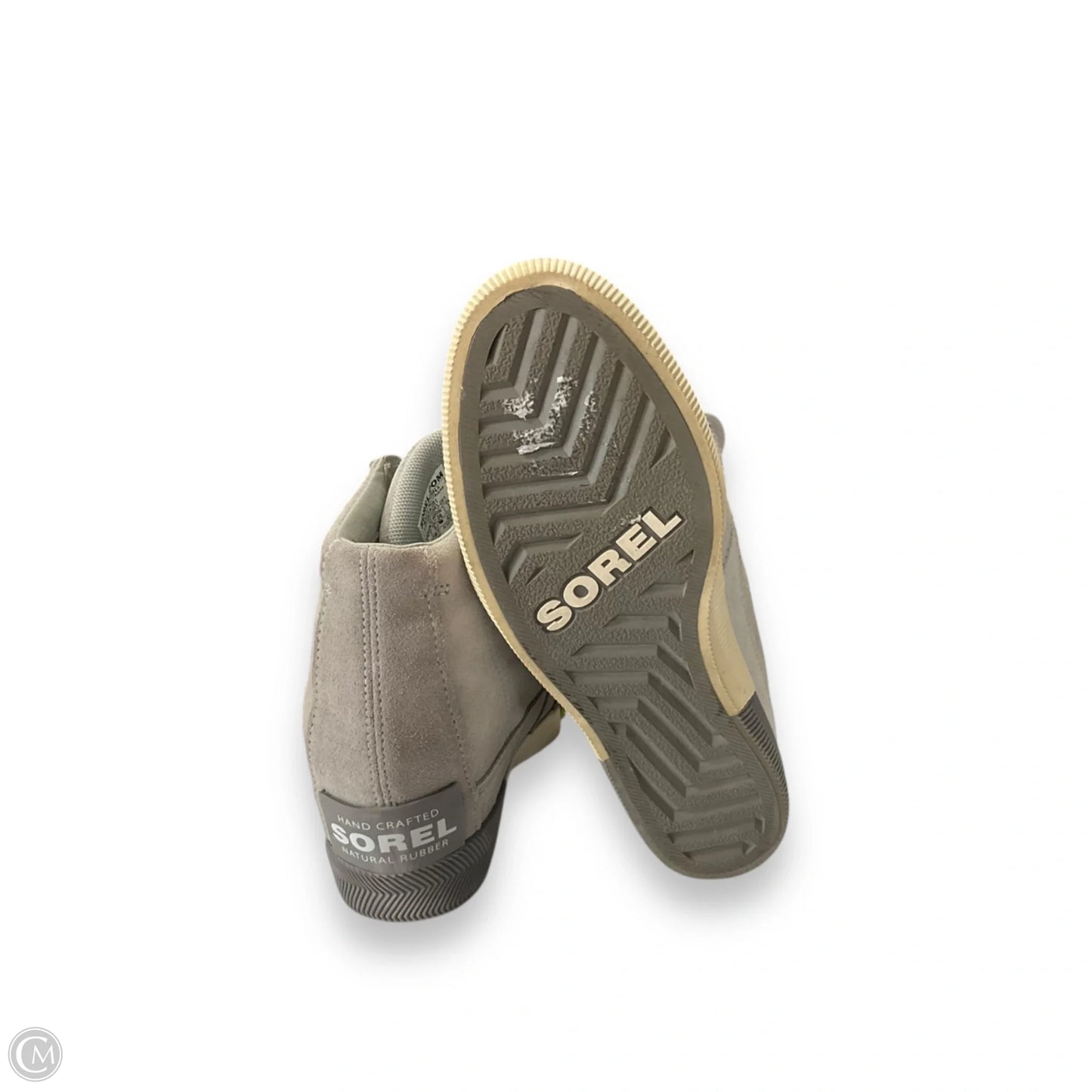 Shoes Heels Wedge By Sorel In Grey, Size: 7