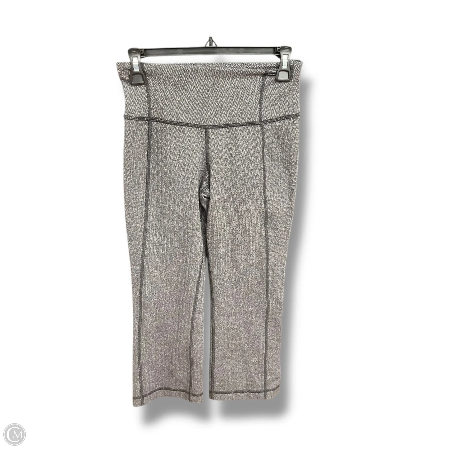 Athletic Capris By Lululemon In Grey, Size: 4