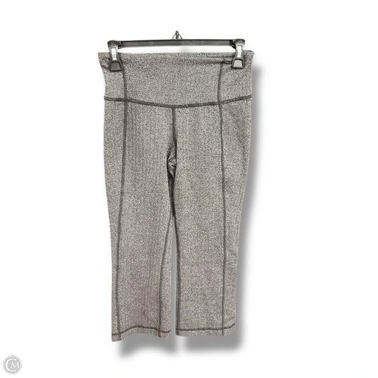 Athletic Capris By Lululemon In Grey, Size: 4