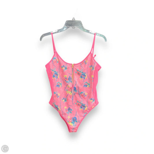 Swimsuit By Beach Riot In Blue & Pink, Size: L