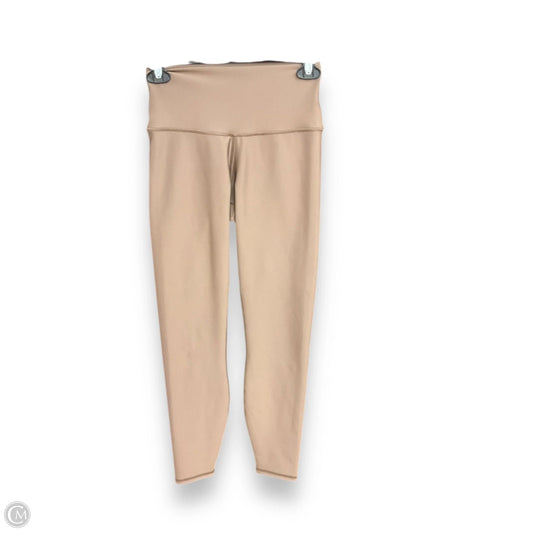Athletic Leggings By Alo In Taupe, Size: S