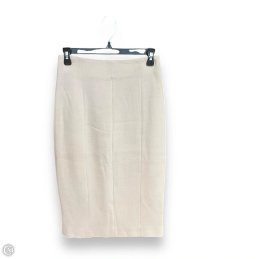 Skirt Midi By Les Copains In Beige, Size: 4