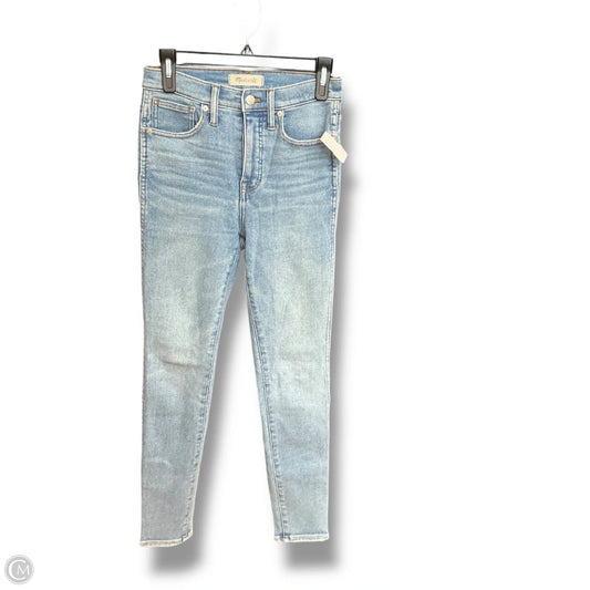 Jeans Skinny By Madewell In Blue Denim, Size: 2
