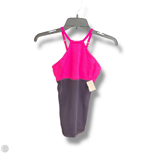 Athletic Tank Top By Lululemon In Black & Pink, Size: S