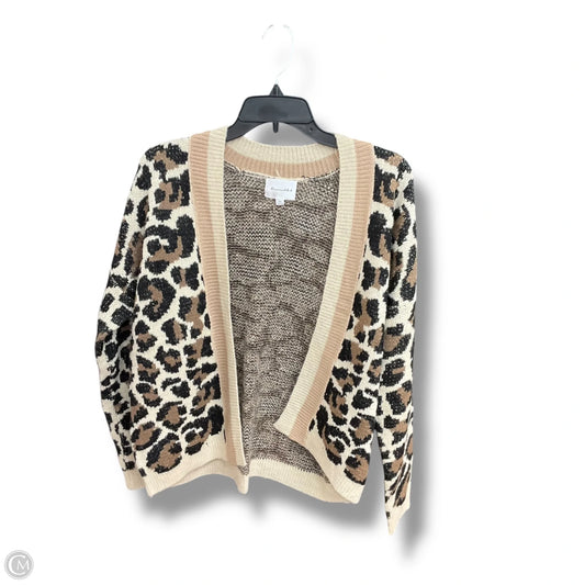 Cardigan By Line & Dot In Animal Print, Size: Xs