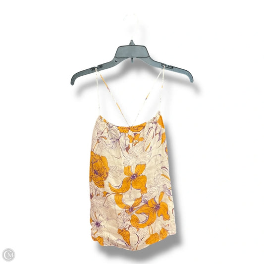 Top Sleeveless By Banana Republic In Floral Print, Size: M