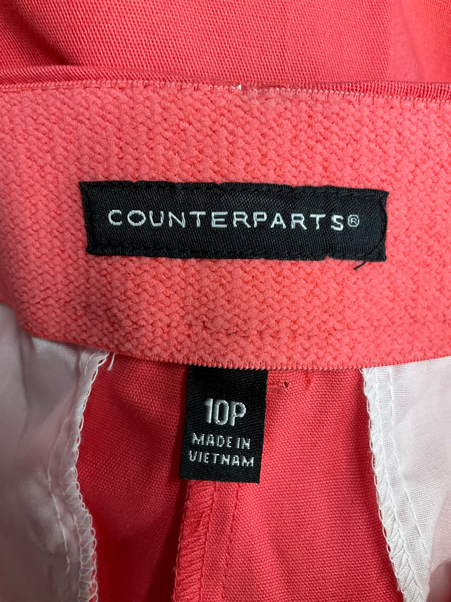 Coral Pants Chinos & Khakis Counterparts, Size 10petite