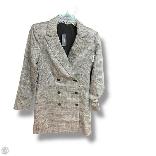 Blazer By Express In Grey & Silver, Size: S