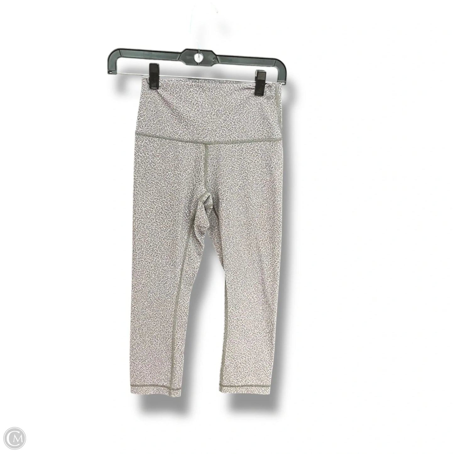 Athletic Capris By Lululemon In Grey, Size: 4