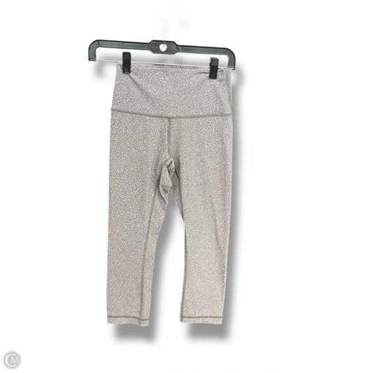 Athletic Capris By Lululemon In Grey, Size: 4