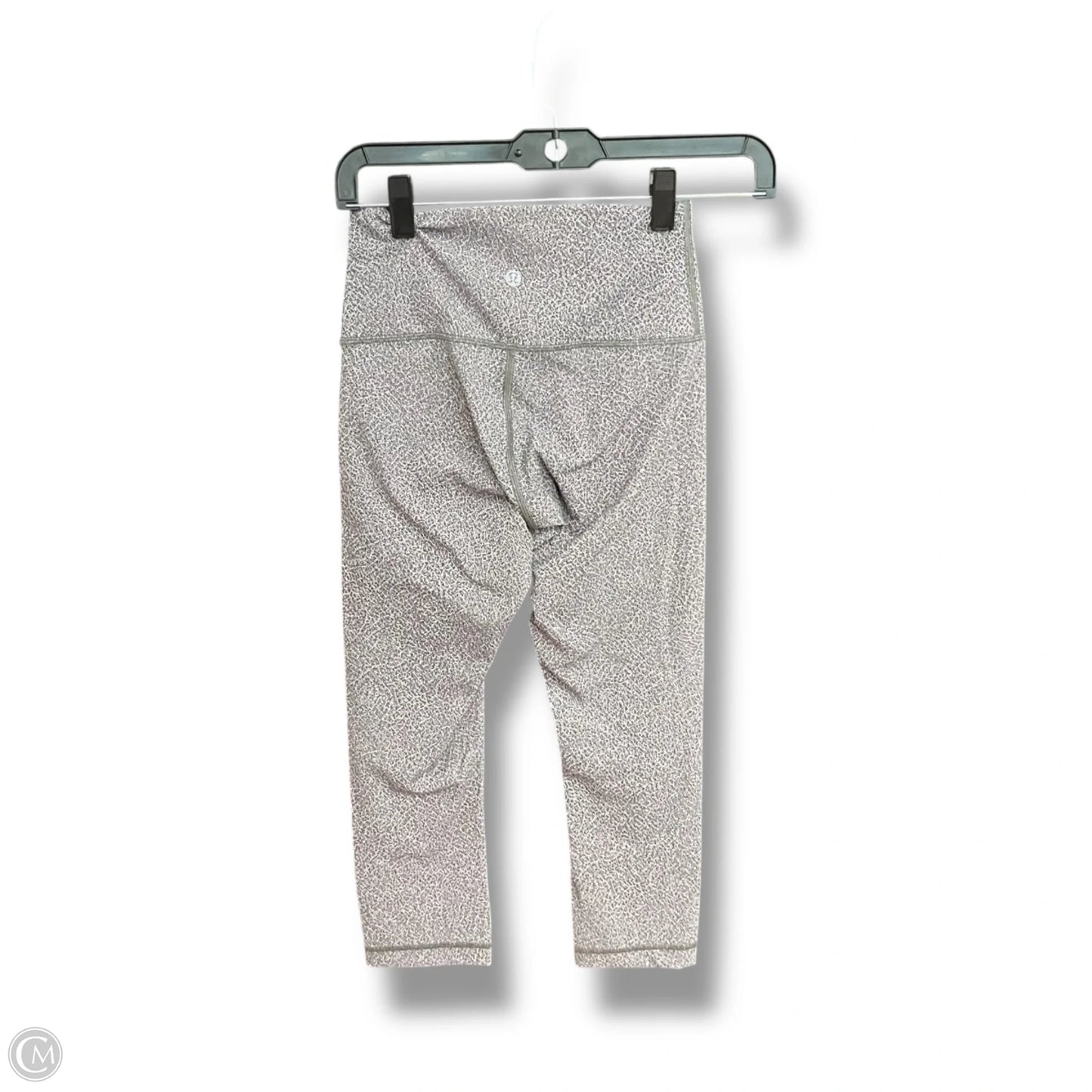 Athletic Capris By Lululemon In Grey, Size: 4