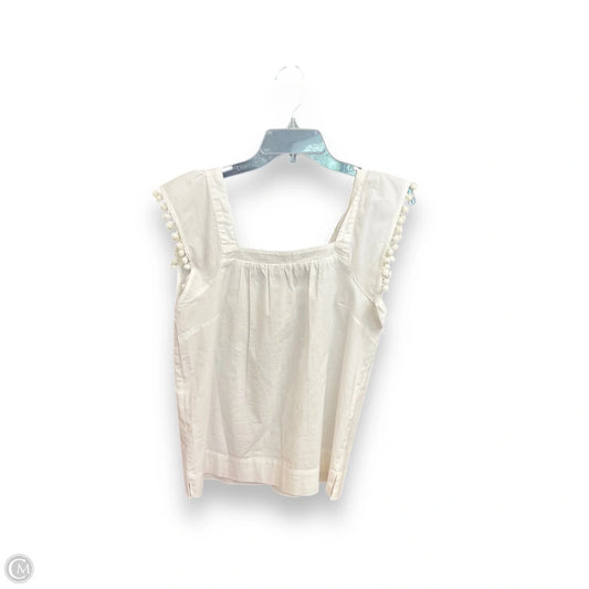 Top Sleeveless By J. Crew In White, Size: S