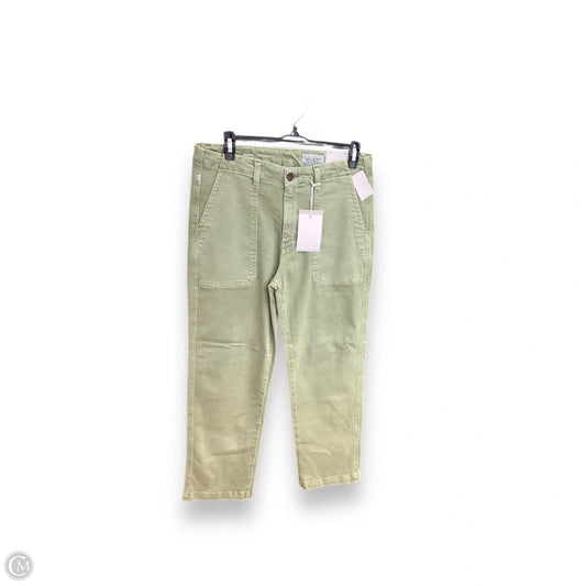 Pants Cropped By Adriano Goldschmied In Green, Size: 2