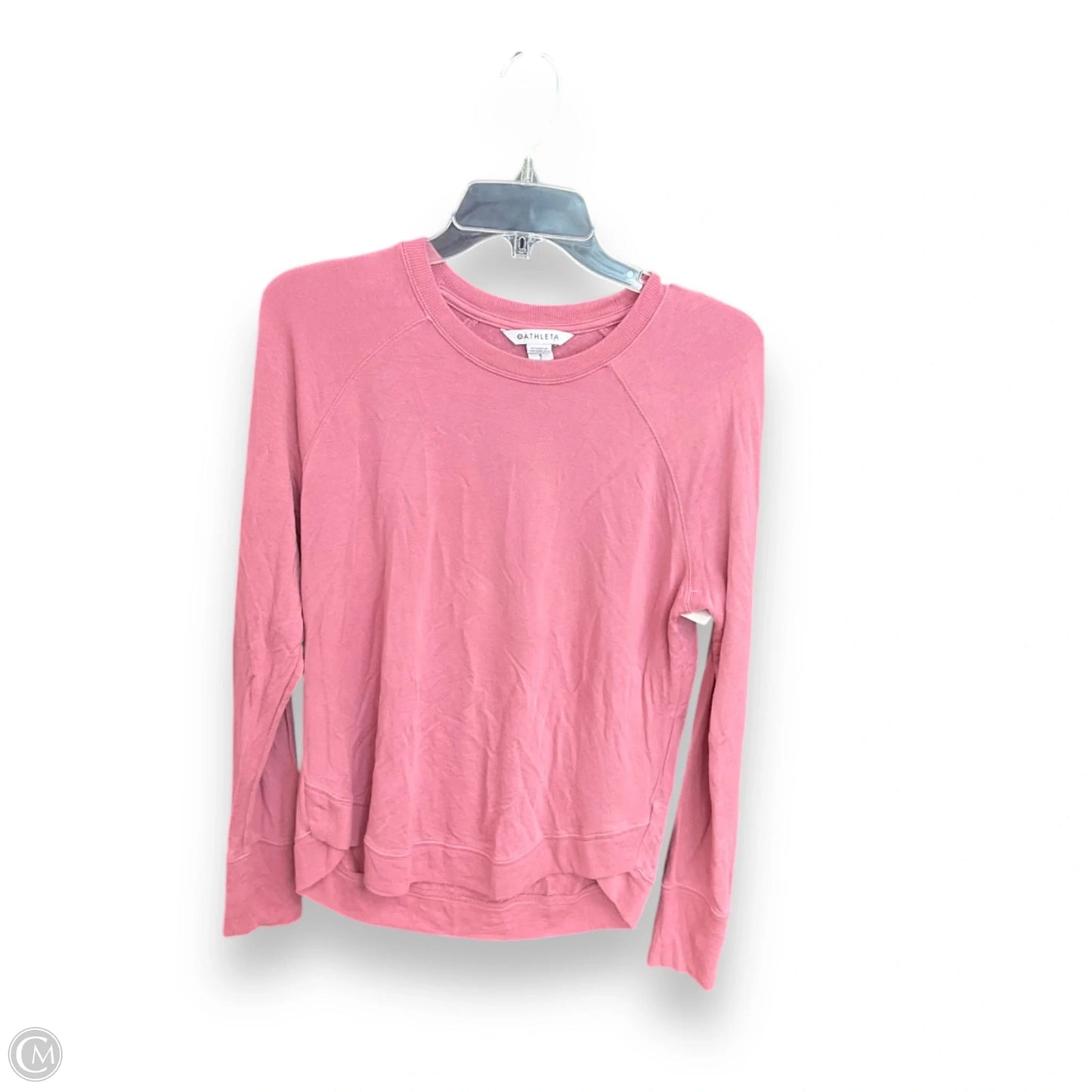 Athletic Top Long Sleeve Crewneck By Athleta In Pink, Size: S