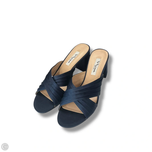 Shoes Heels Block By Nina In Navy, Size: 8.5