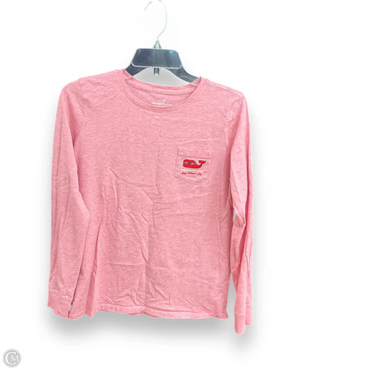 Top Long Sleeve By Vineyard Vines In Pink, Size: S