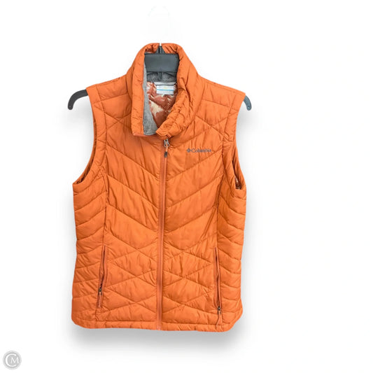 Vest Puffer & Quilted By Columbia In Orange, Size: M