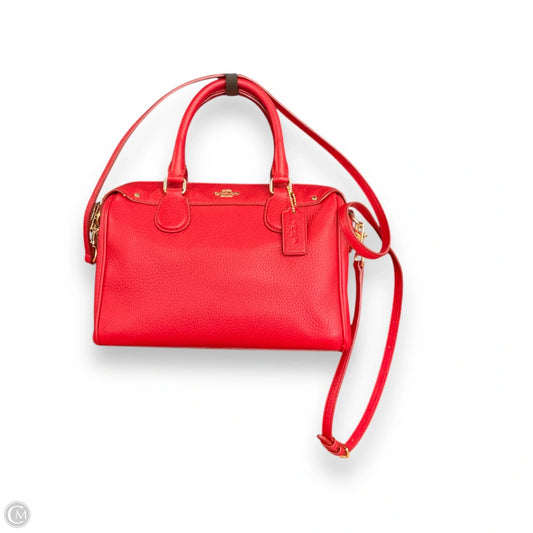 Crossbody Designer By Coach, Size: Medium