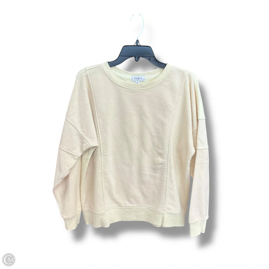 Top Long Sleeve By Evereve In Yellow, Size: S
