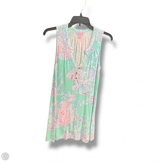 Dress Designer By Lilly Pulitzer In Green & Pink, Size: S