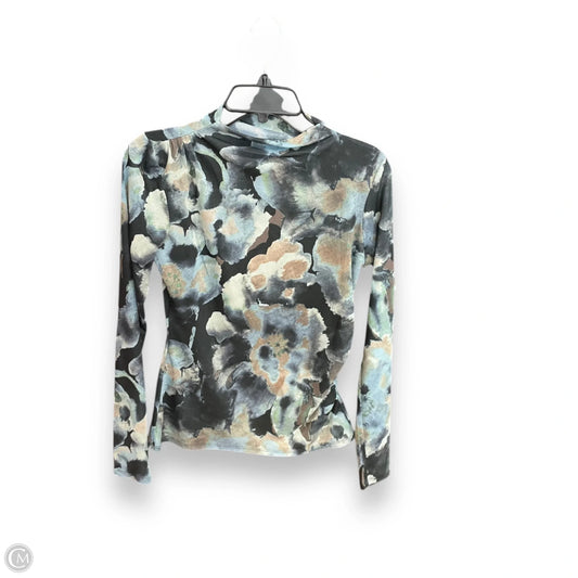 Top Long Sleeve By Rails In Black & Green, Size: L