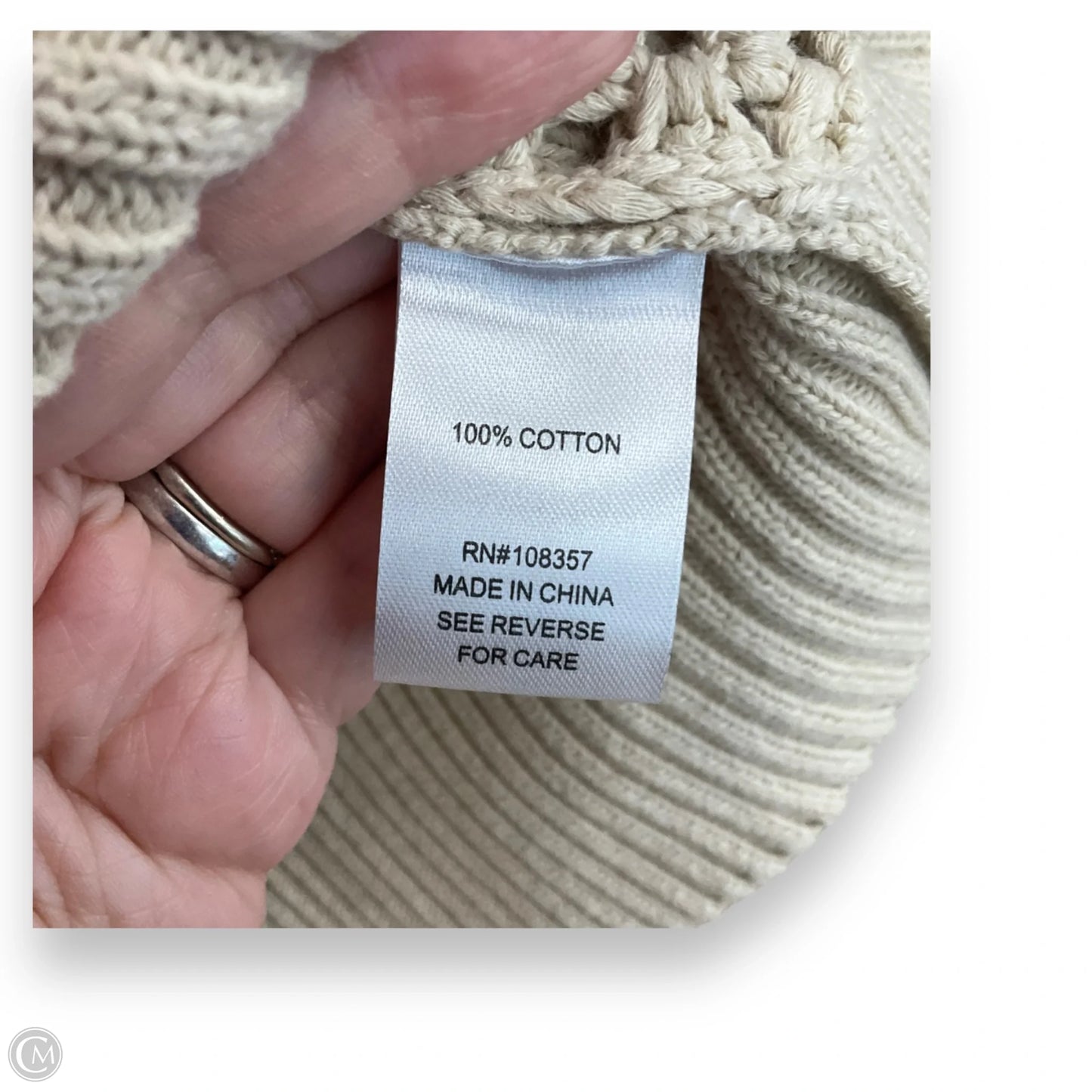 Vest Sweater By Evereve In Multi-colored, Size: M