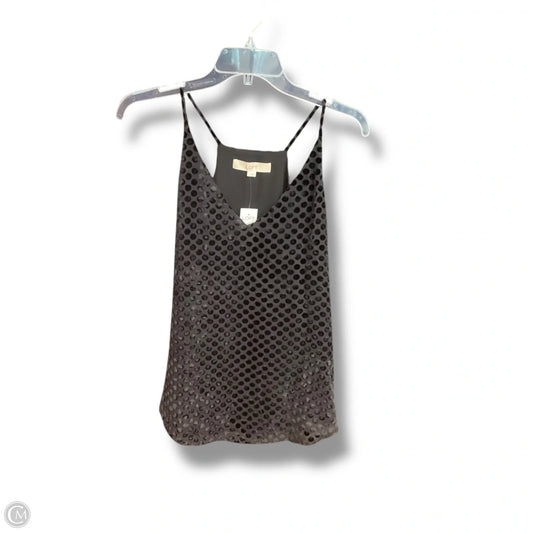 Top Sleeveless By Loft In Black, Size: S