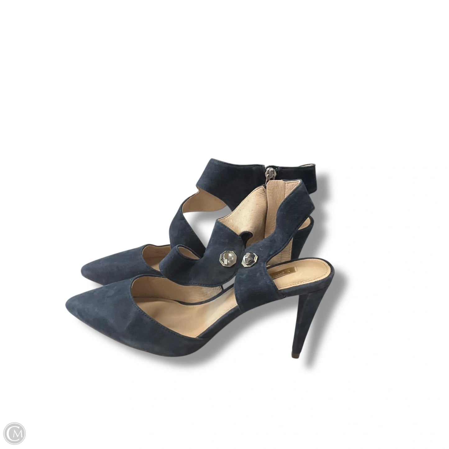 Shoes Heels Stiletto By Louise Et Cie In Blue, Size: 7.5