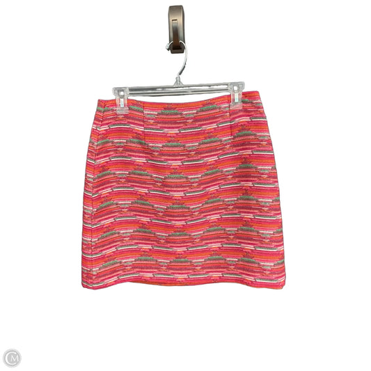 Skirt Mini & Short By Loft In Green & Pink, Size: 6