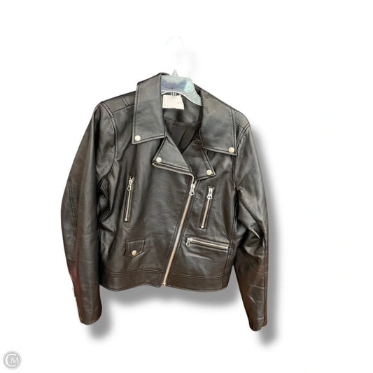 Jacket Moto By Torrid In Black, Size: 1x