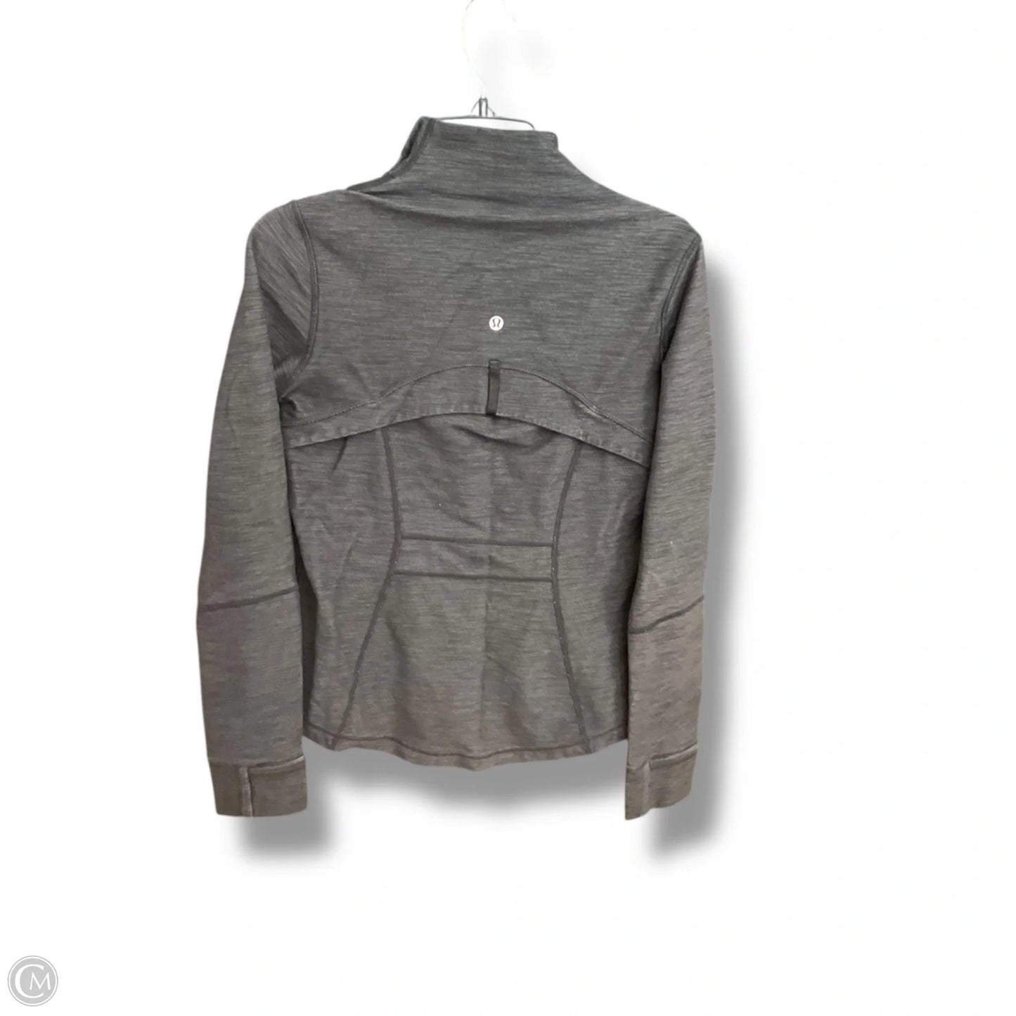 Athletic Jacket By Lululemon In Black, Size: 10