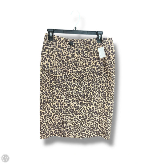 Skirt Midi By Maeve In Animal Print, Size: 10