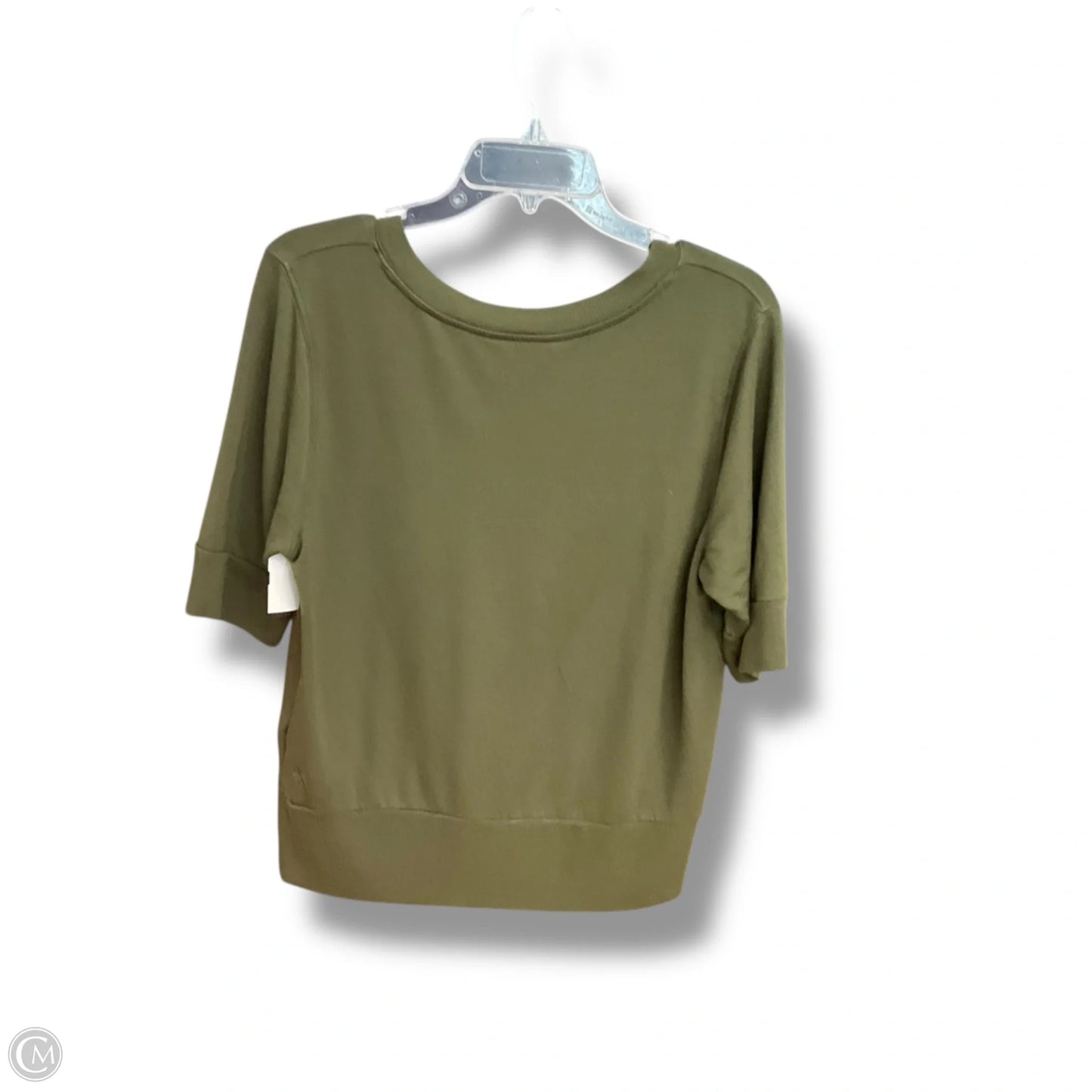 Athletic Top Short Sleeve By Athleta In Green, Size: M