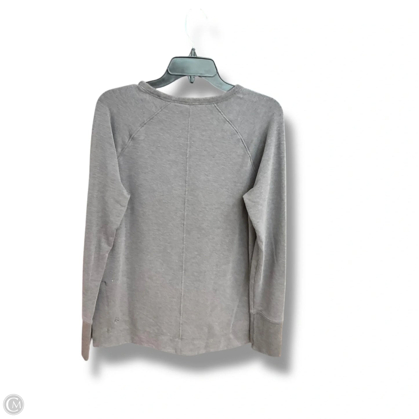 Athletic Top Long Sleeve Crewneck By Athleta In Grey, Size: S