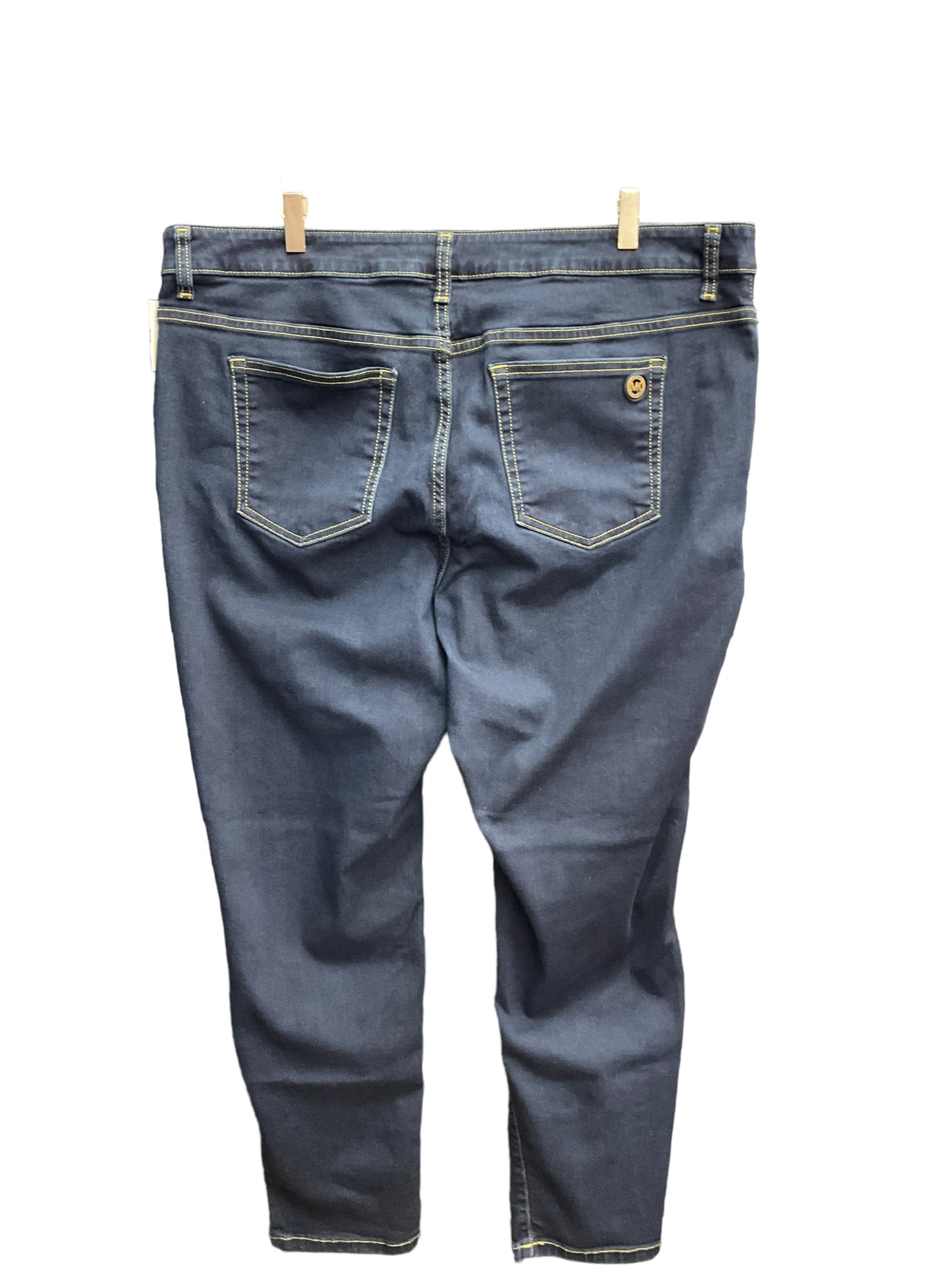 Blue Denim Jeans Skinny Michael Kors, Size 20