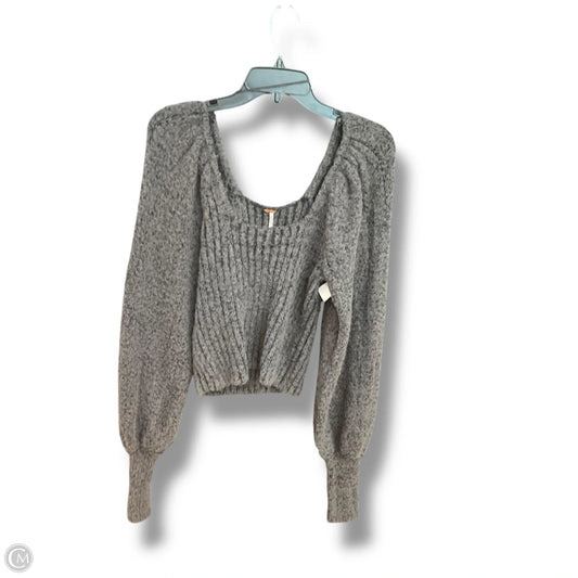 Sweater By Free People In Grey, Size: M