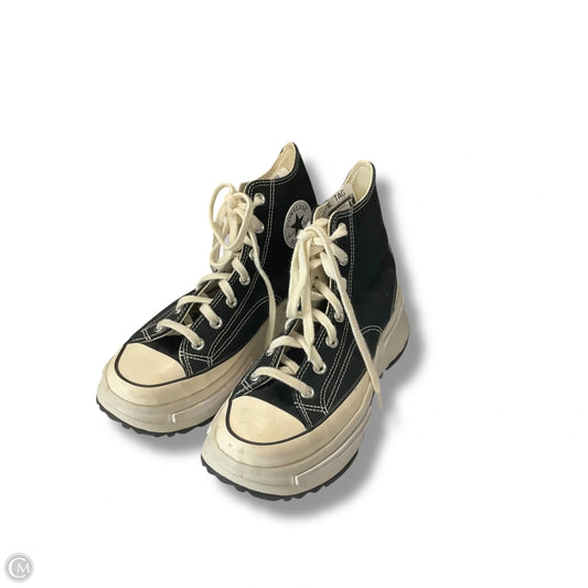 Shoes Sneakers Platform By Converse In Black & White, Size: 8.5