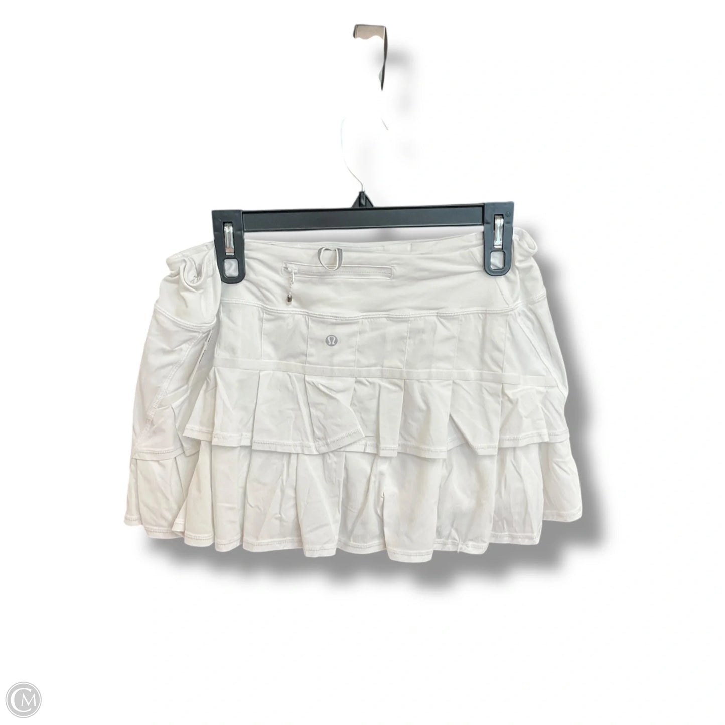 Athletic Skort By Lululemon In White, Size: 10