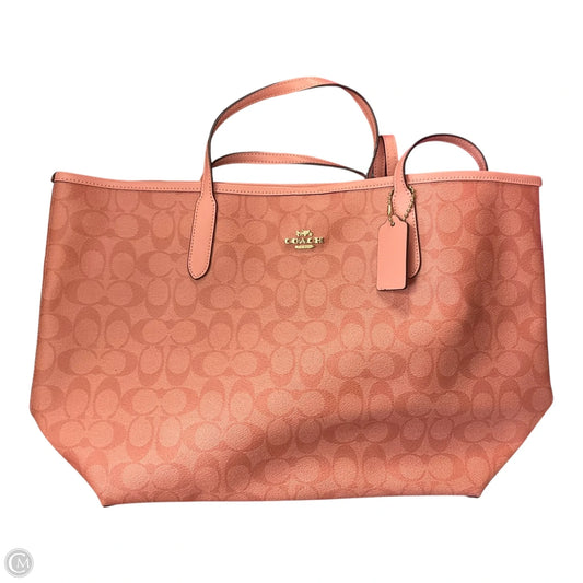 Tote Designer By Coach, Size: Large