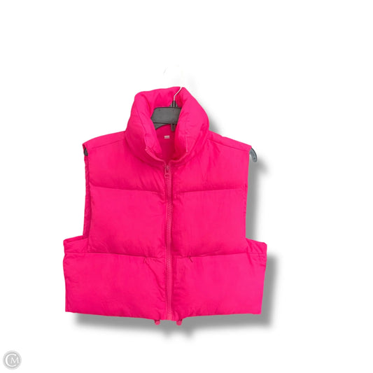 Vest Puffer & Quilted By Cme In Pink, Size: M