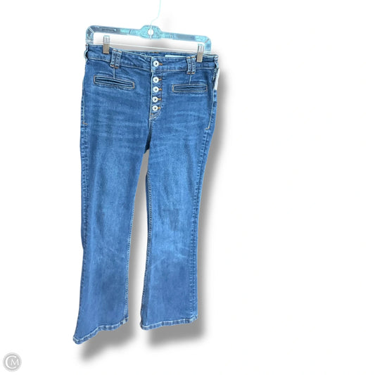 Jeans Boot Cut By Pilcro In Blue Denim, Size: 8p