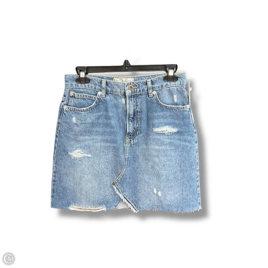 Skirt Mini & Short By We The Free In Blue Denim, Size: 2