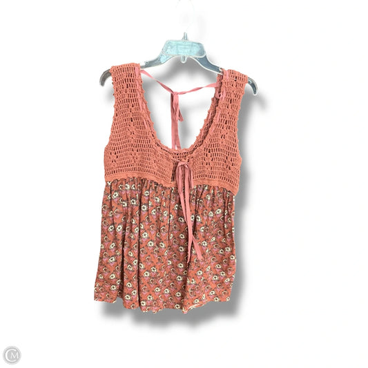 Top Sleeveless By Free People In Mauve, Size: Xs