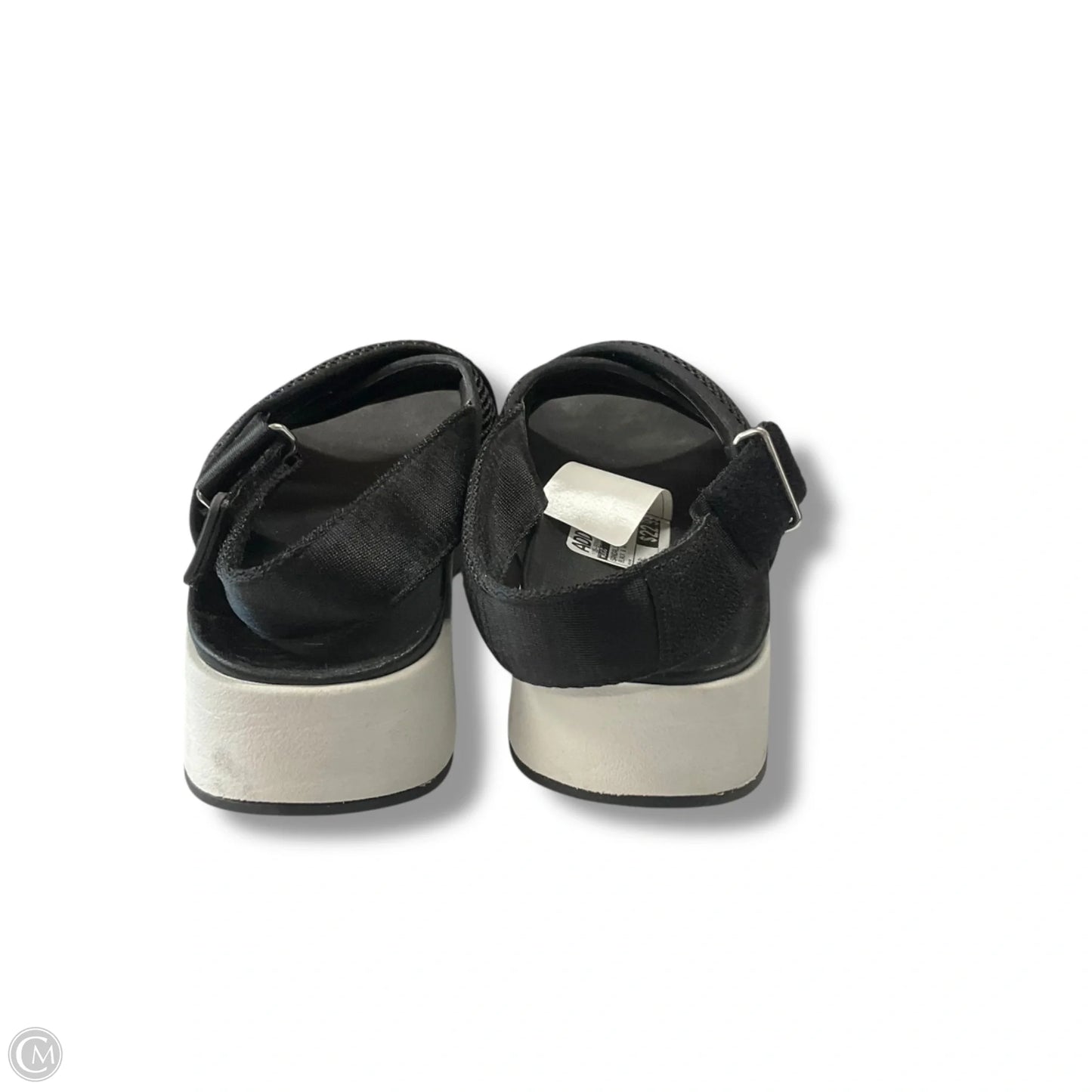 Sandals Designer By Ugg In Black & White, Size: 8