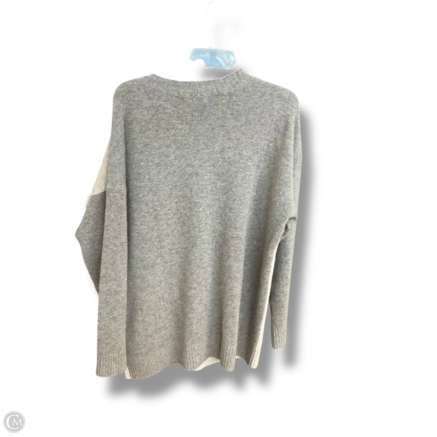 Sweater Cardigan Cashmere By Charter Club In Grey, Size: Xl