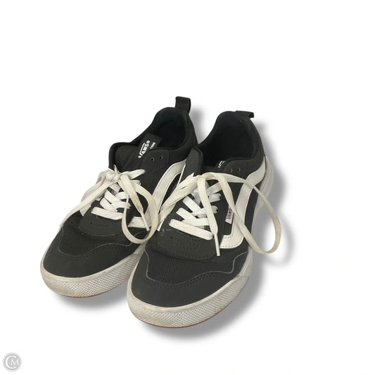 Shoes Sneakers By Vans In Black & White, Size: 8