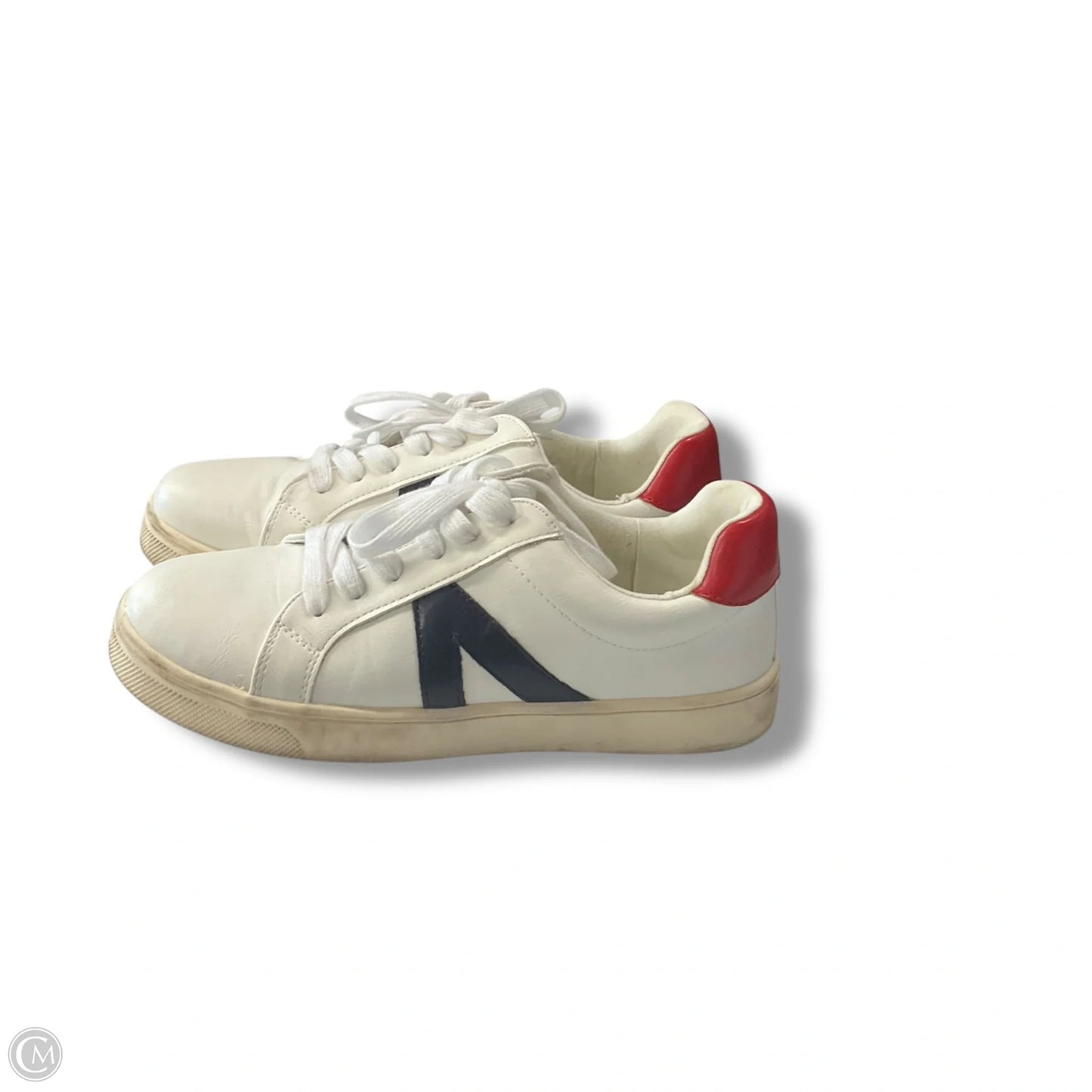 Shoes Sneakers By Mia In Blue & Red & White, Size: 8