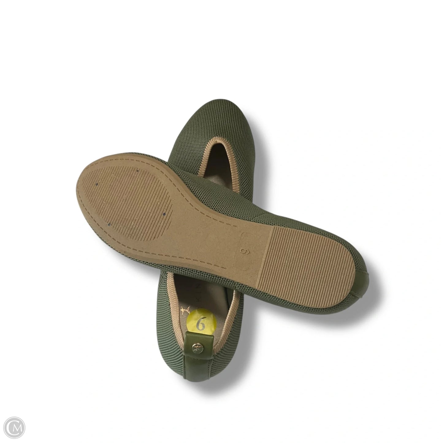 Shoes Flats By Danskin In Green, Size: 9