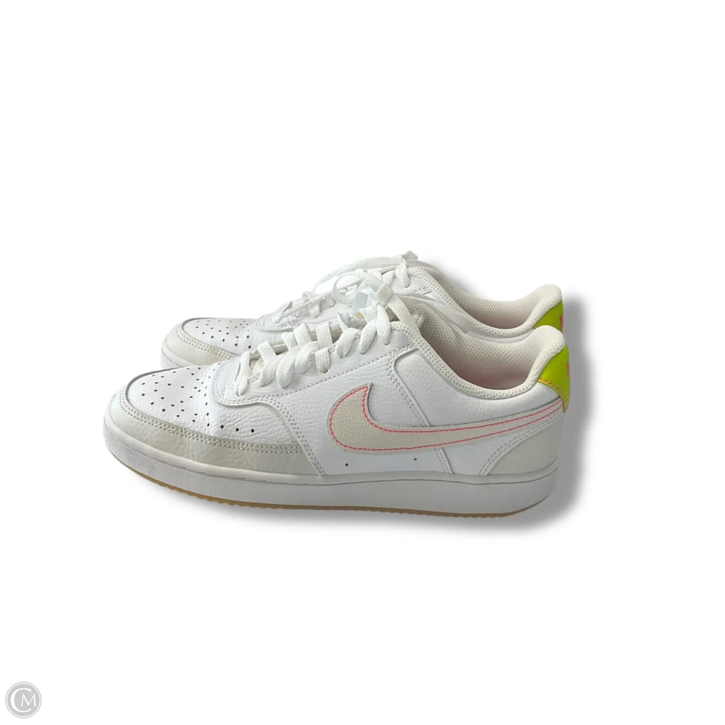 Shoes Athletic By Nike In White, Size: 9