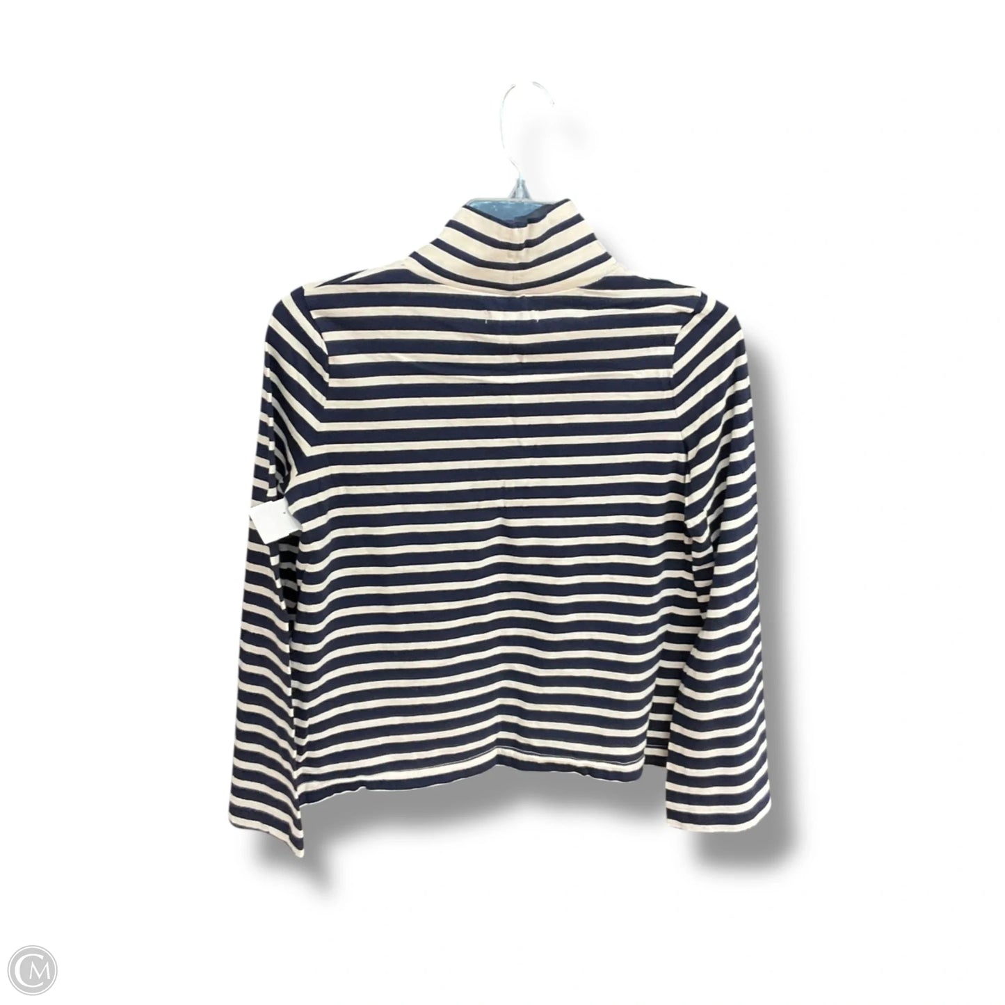 Top 3/4 Sleeve By Madewell In Striped Pattern, Size: Xxs